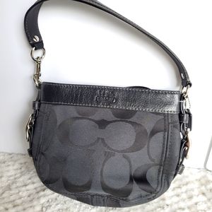 Coach Small Black Signature Collection Purse